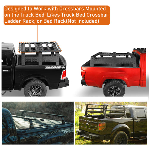 LandShaker Full-Size Truck Bed Rack Platform for Ford F-150 & Ram 1500 & Chevy Silverado 1500 & GMC Sierra 1500 & Toyota Tundra lsg9913s 9