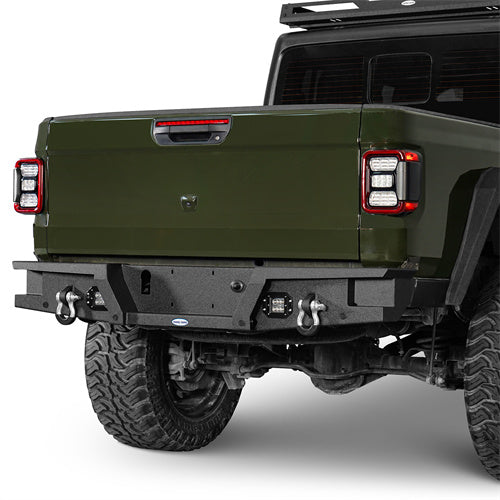 Jeep JT Mid Width Front Bumper & Rear Bumper for 2020-2024 Jeep Gladiator - LandShaker 4x4 ls30187003s 13