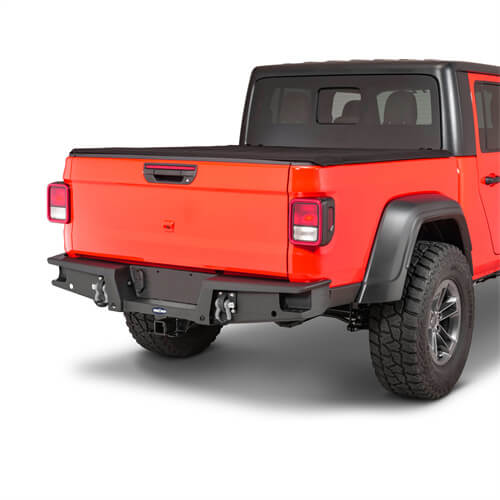 Jeep JT Mid Width Front Bumper / Rear Bumper / Running Boards for 2020-2023 Jeep Gladiator JT - LandShaker 4x4 LSG.3018+7003+7000 6