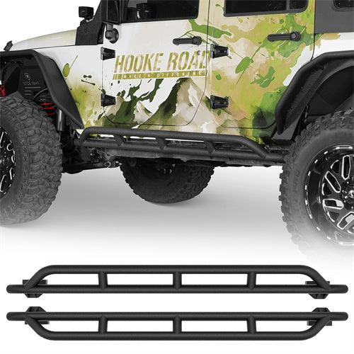 Nerf Bars Slider Running Boards Rocker Guard(07-18 Jeep Wrangler JKU)-LandShaker