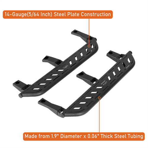 Off-road Nerf Side Step Bars For 1987-1995 Jeep Wrangler YJ - LandShaker-lsg1065-7