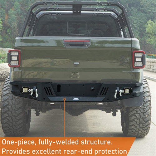 LandShaker Offroad Rear Bumper for 2020-2023 Jeep Gladiator JT lsg7010s 10