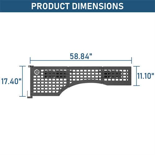 Bed Side MOLLE Panels - Pairs For 2015-2025 Ford F-150 5.5ft Bed - Landshaker4x4