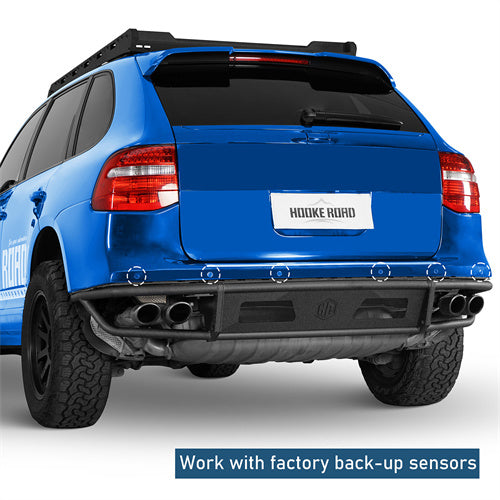 Basion Tube Rear Bumper For 2008-2010 Porsche Cayenne 957 - Landshaker4x4
