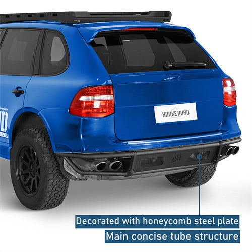 Basion Tube Rear Bumper For 2008-2010 Porsche Cayenne 957 - Landshaker4x4