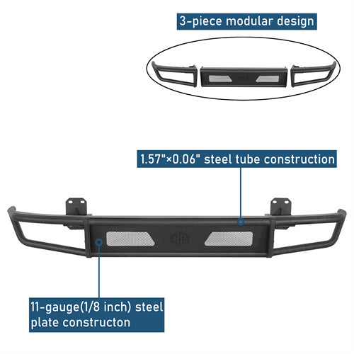 Basion Tube Rear Bumper For 2008-2010 Porsche Cayenne 957 - Landshaker4x4