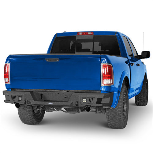 Durable Rear Bumper w/LED Lights(09-18 Dodge Ram 1500)-LandShaker