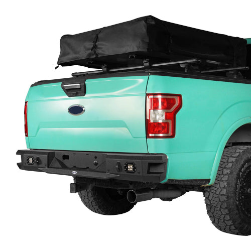LandShaker Rear Bumper w/ LED Floodlights for 2018-2020 Ford F-150, Excluding Raptor lsg8251s 2