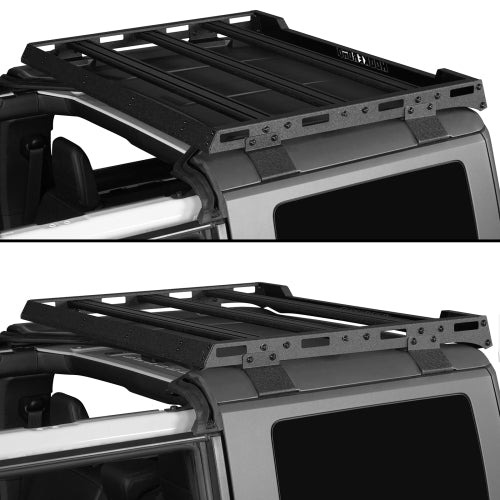 LandShaker Rear Half Roof Rack for 2021-2023 Ford Bronco 4-Door Hardtop lsg8905s 3