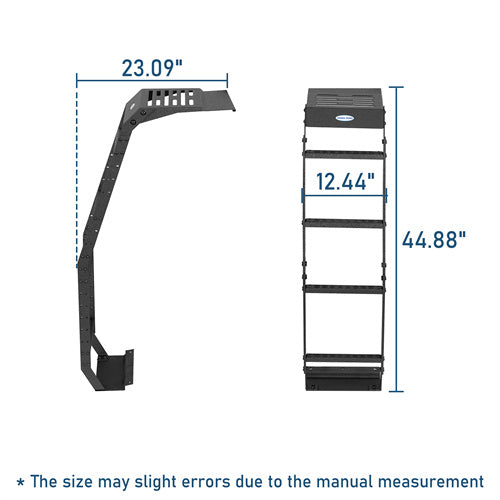 Rear Hatch Ladder (10-24 Toyota 4Runner) - LandShaker