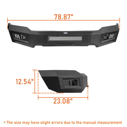 LandShaker Replacement Full-Width Front Bumper for 2018-2020 Ford F-150, Excluding Raptor lsg8256 6