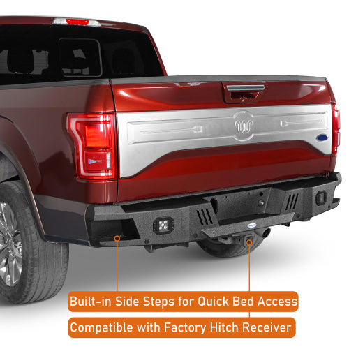 LandShaker Replacement Rear Bumper for 2015-2017 Ford F-150, Excluding Raptor lsg8283 11