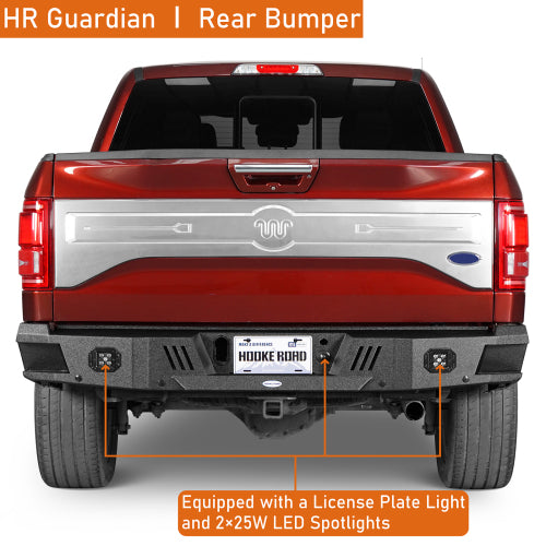 LandShaker Replacement Rear Bumper for 2015-2017 Ford F-150, Excluding Raptor lsg8283 9