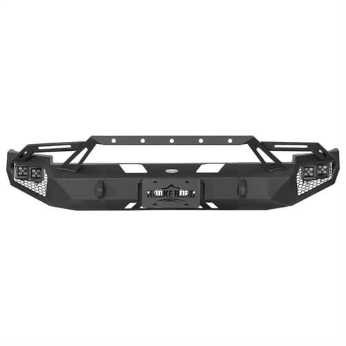 Road Trip Front Bumper w/ LED Spotlights For 2007-2013 Chevy Silverado 1500 2nd Generation - LandShaker-lsg9034-3