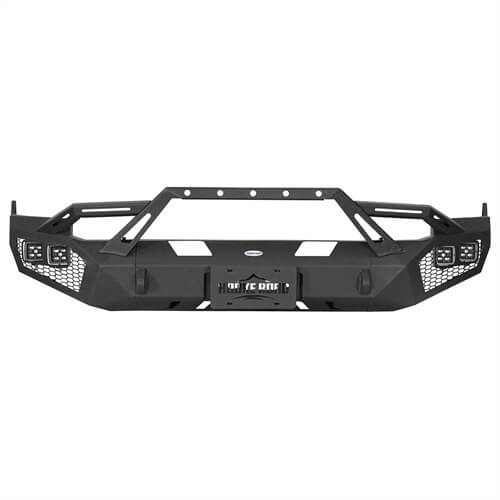 Road Trip Earthshaker Series Front Bumper w/ LED Lights For 2009-2012 Ram 1500 - LandShaker-lsg6203-3