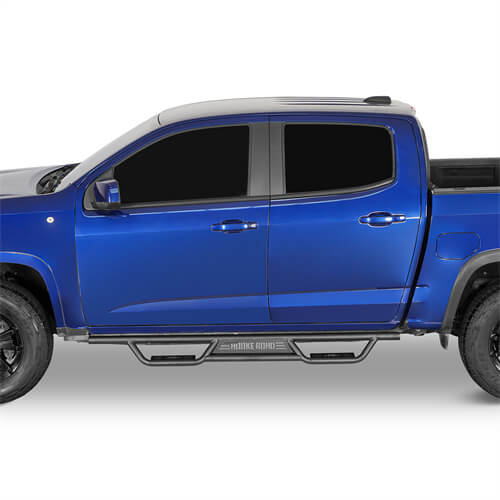 Road Trip Nerf Side Step Bars For 2015-2024 Chevy Colorado Crew Cab & GMC Canyon Crew Cab - LandShaker-lsg9103-2