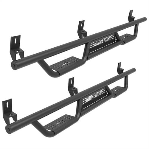 Road Trip Nerf Side Step Bars For 2015-2024 Chevy Colorado Crew Cab & GMC Canyon Crew Cab - LandShaker-lsg9103-3