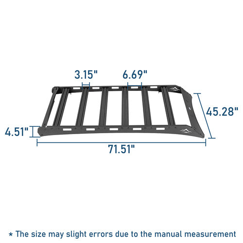 Road Trip Versatile Roof Rack For 2003-2010 Porsche Cayenne Volkswagen Touareg - LandShaker4x4