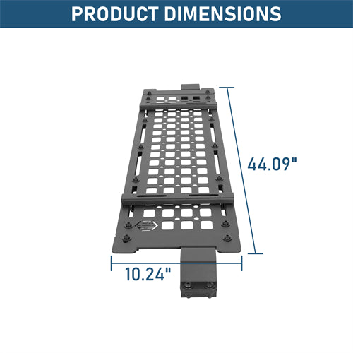 Trunk MOLLE Panel Utility Rack For 2018-2026 Jeep Wrangler JL 4-Door Hardtop - Landshaker4x4