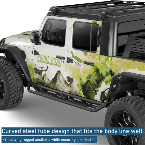 Running Boards Side Steps Nerf Bars(20-25 Jeep Gladiator JT)-LandShaker