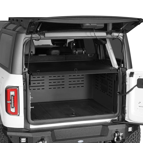 LandShaker Security Deck Enclosure Luggage Storage for 2021-2023 Ford Bronco 4-Door, Excluding Ford Bronco Sport model) lsg8925s 2
