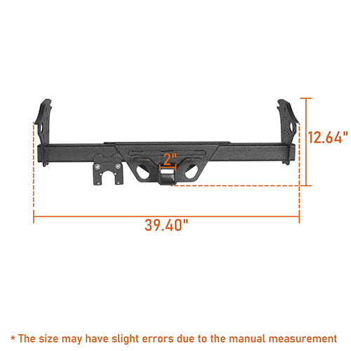 Tacoma Receiver Hitch w/2" Square Receiver Opening for 2005-2015 Toyota Tacoma - LandShaker 4x4 LSG.4012 11