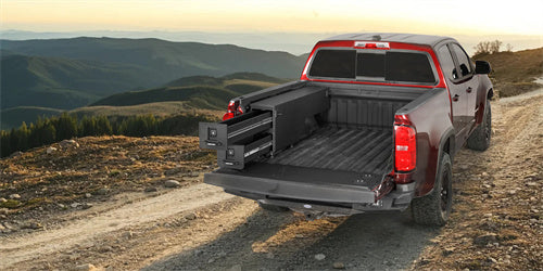 Wheel Well Storage Drawer System Truck Side Box For 2015-2022 Chevy Colorado GMC Canyon 5'2" Bed - LandShaker