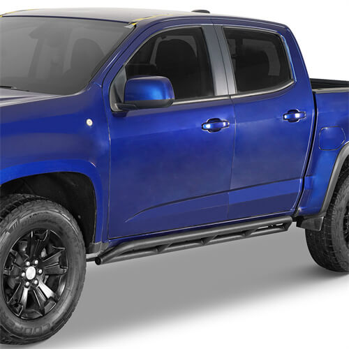 Tube Slider Rocker Guards For 2015-2024 Chevy Colorado & GMC Canyon Crew Cab - LandShaker-lsg9102-2