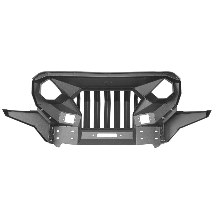 Front Bumper with Mad Max Grill(20-24 Jeep Gladiator JT & 18-24 Jeep Wrangler JL)-LandShaker