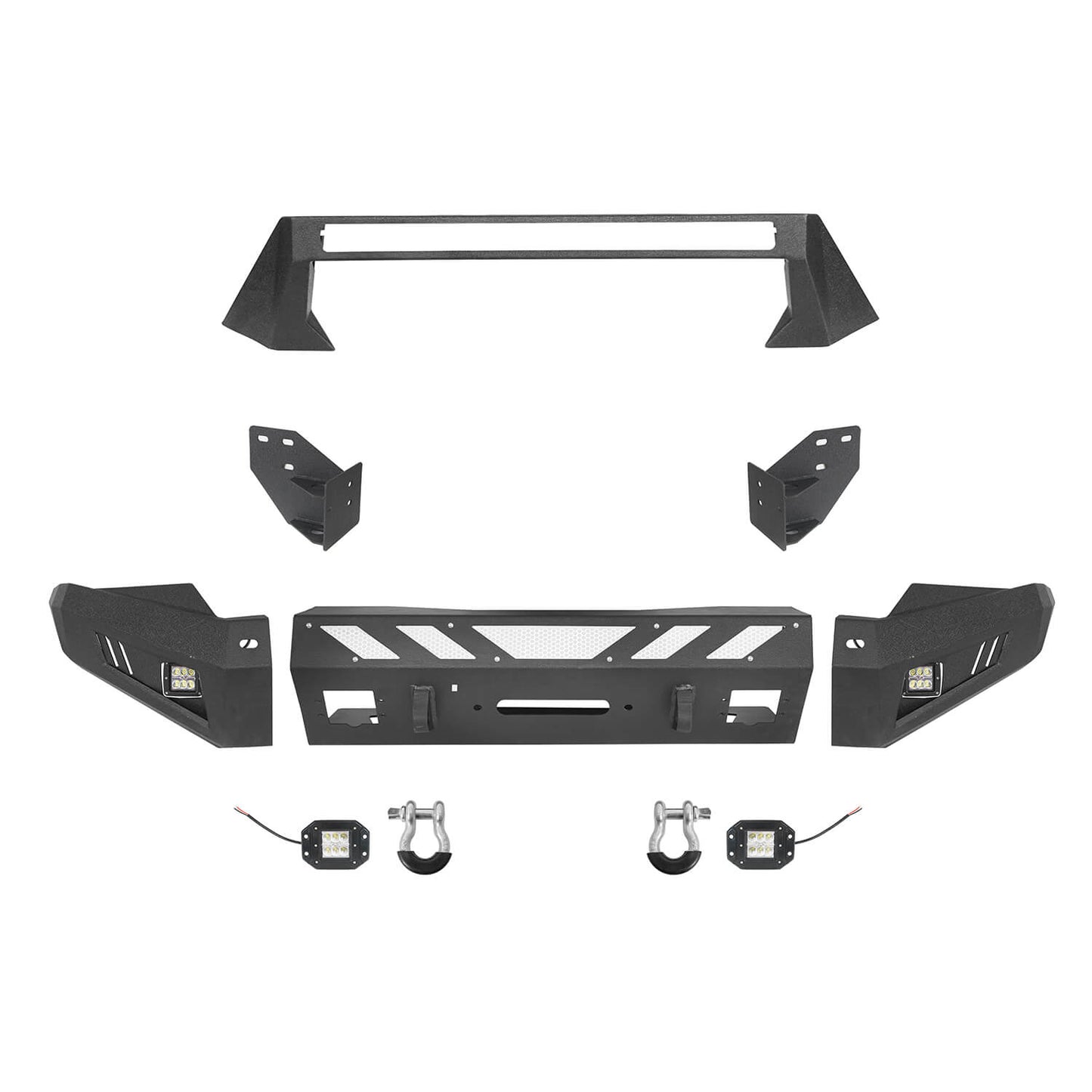 Tacoma Front & Rear Bumpers Combo for Toyota Tacoma 3rd Gen - LandShaker 4x4 b42014201-6