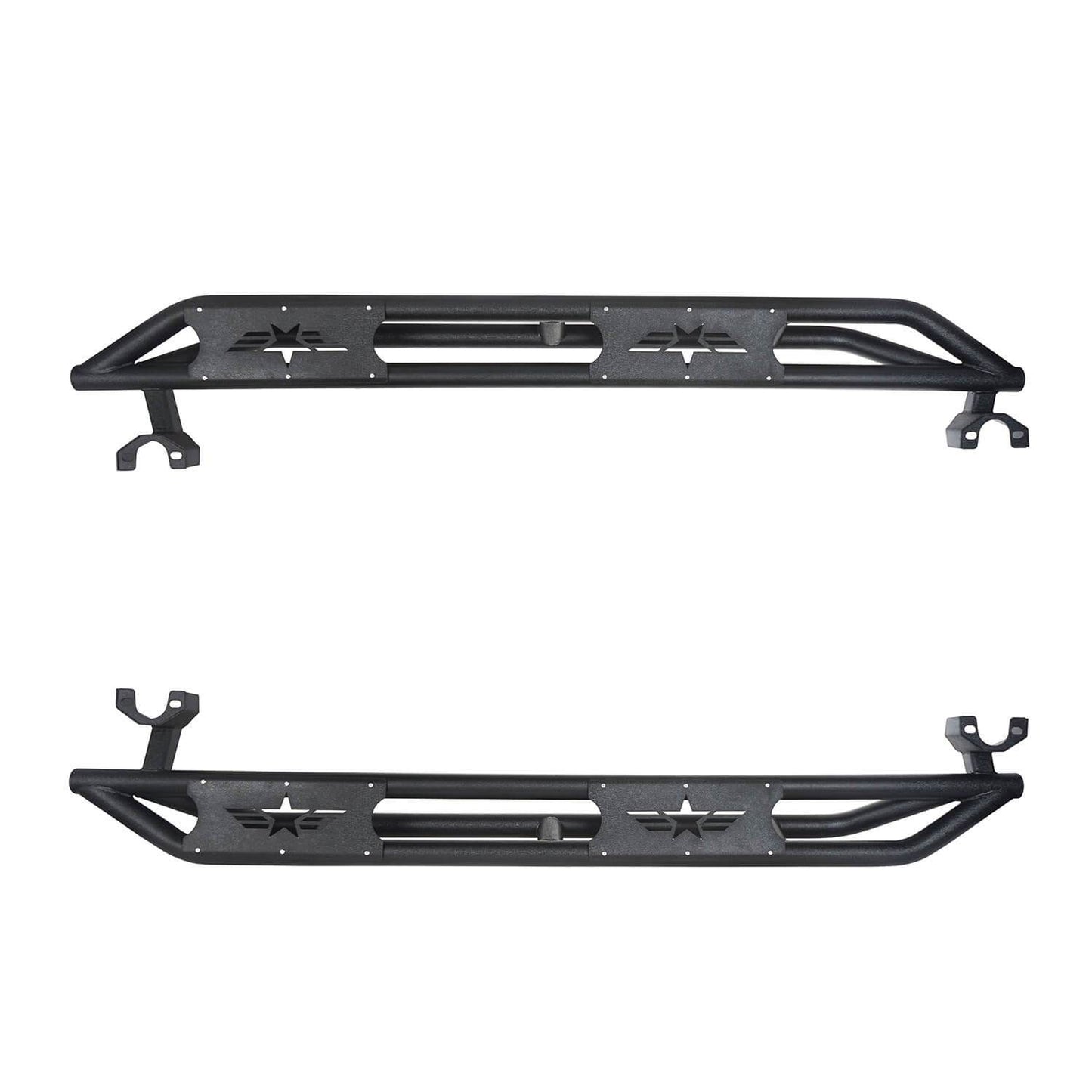 Star Side Steps Running Boards(07-18 Jeep Wrangler JK 4 Door)-LandShaker