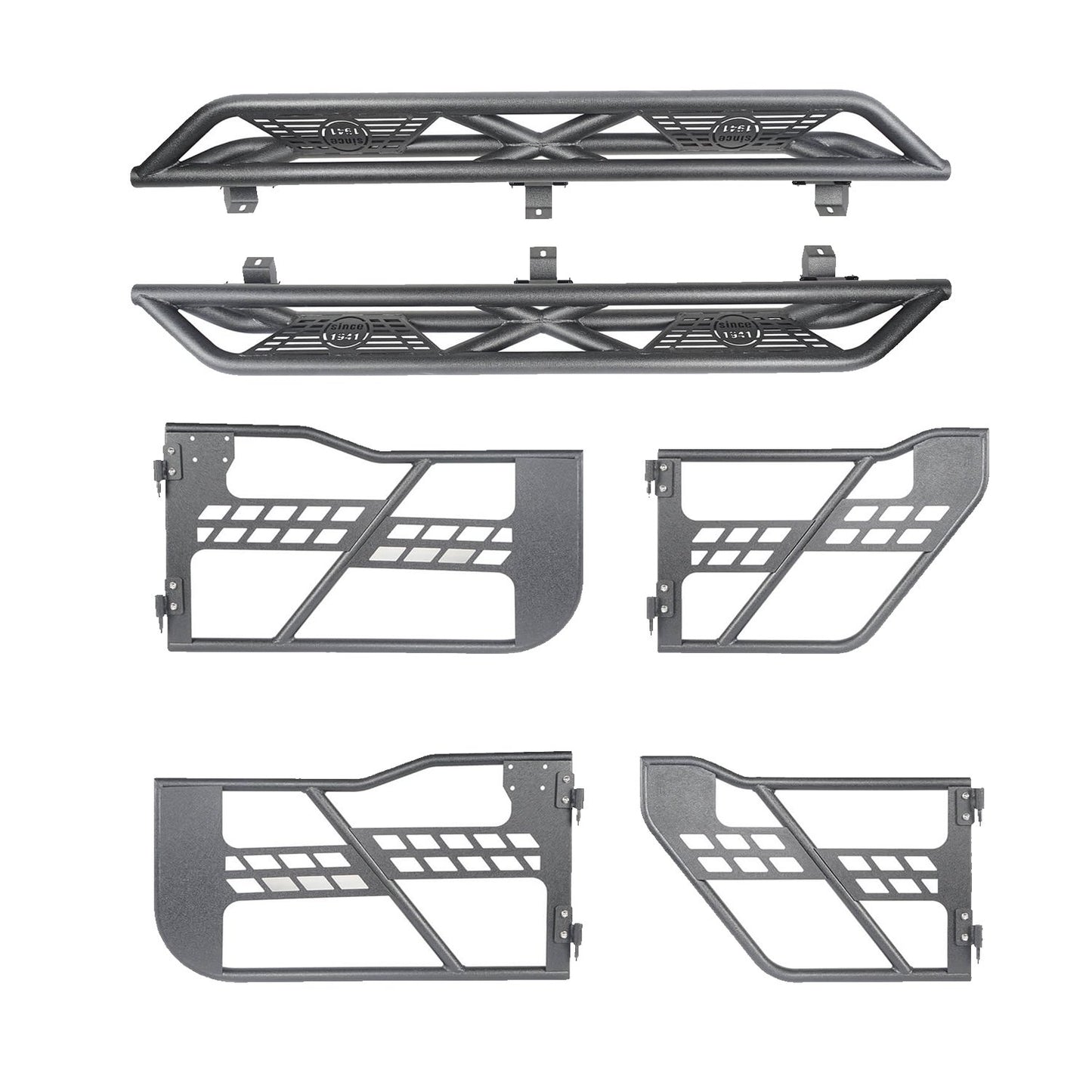 4 Door Tubular Door & Running Boards(18-25 Jeep Wrangler JL)-LandShaker