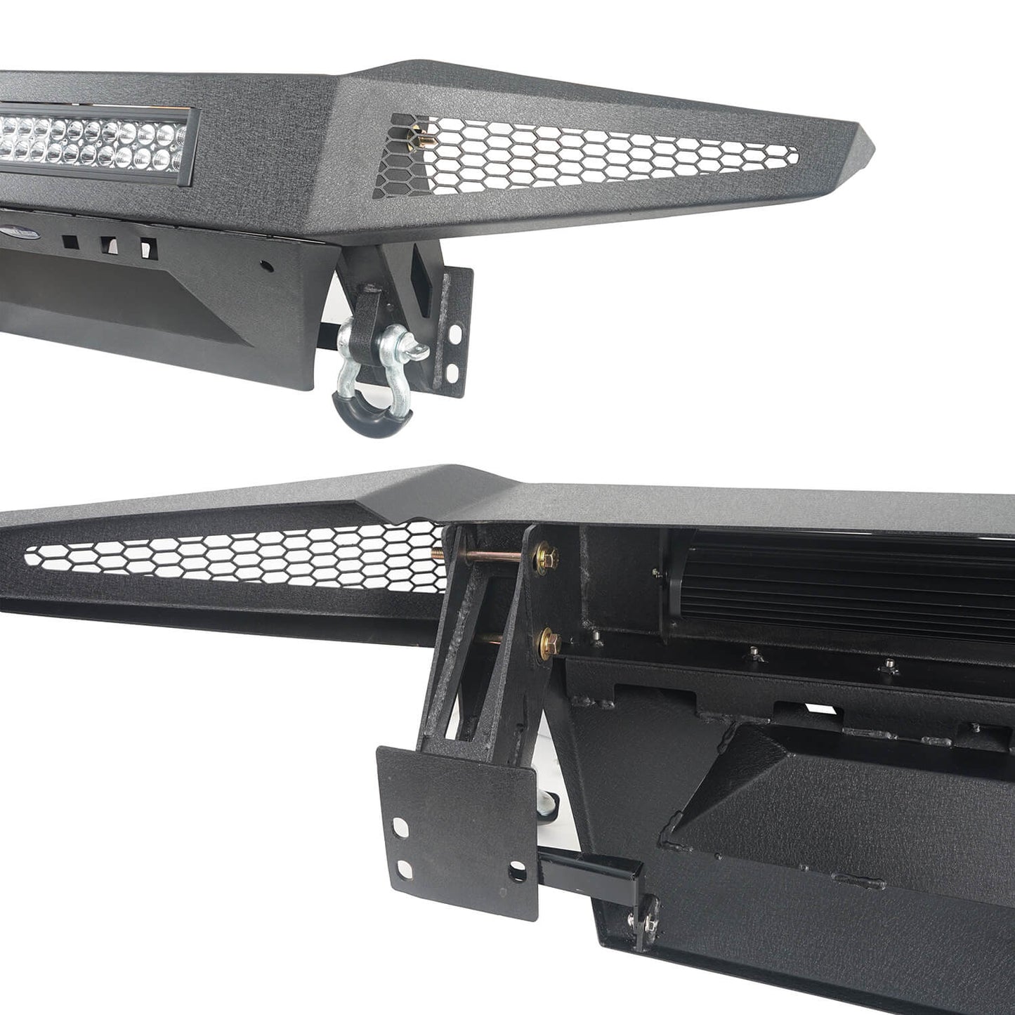 Toyota Tacoma Full Width Front Bumper w/ Skid Plate for 2005-2011 Toyota Tacoma - LandShaker 4x4 b4008-6