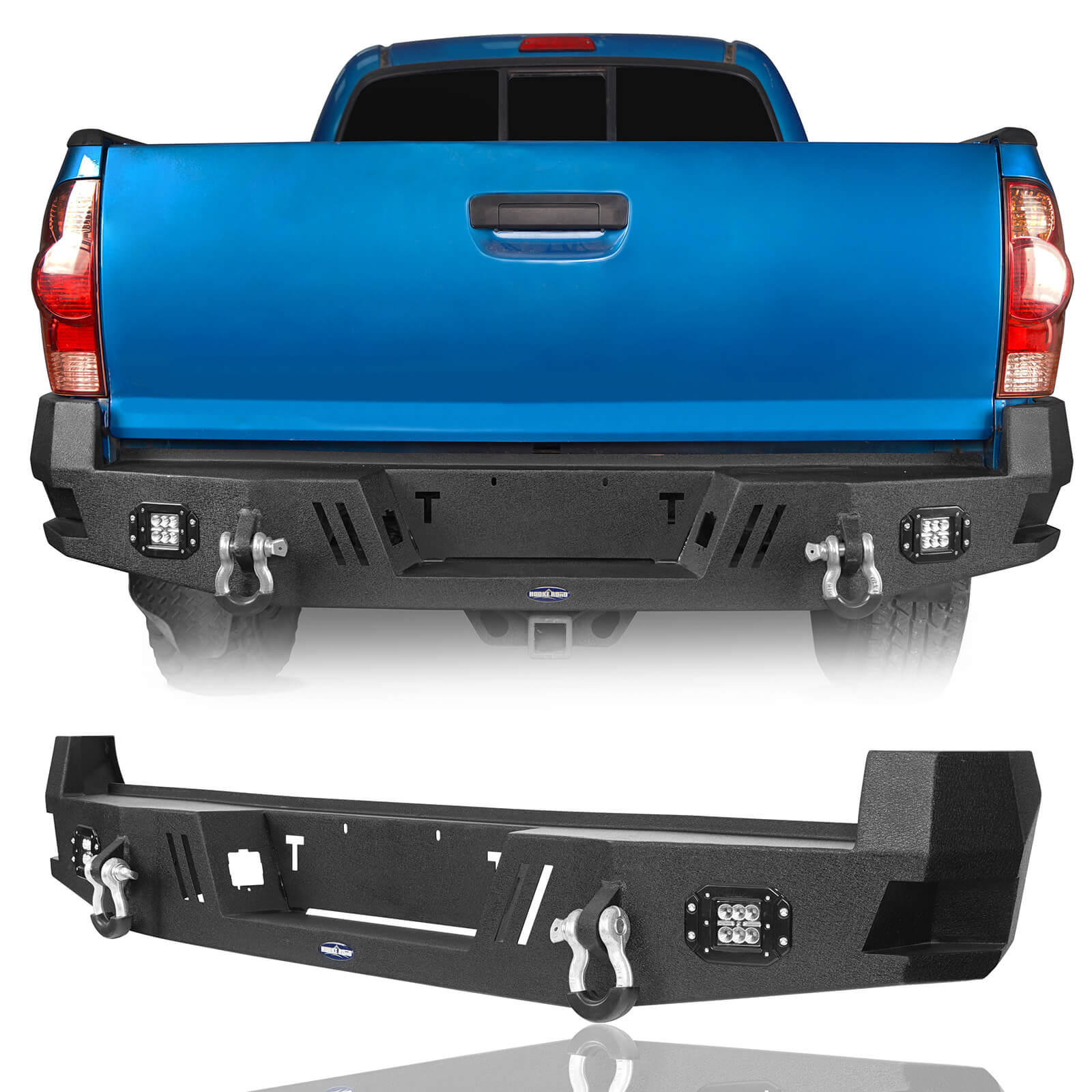 Toyota Tacoma Rear Bumper for 2005-2015 Toyota Tacoma 2nd Gen - LandShaker 4x4 b4022-3
