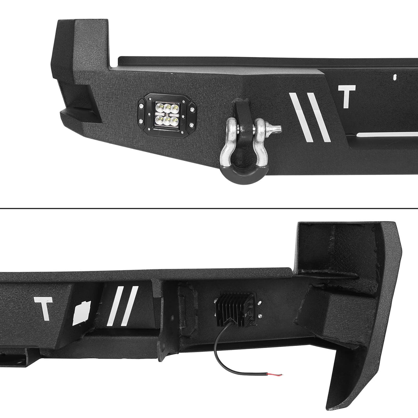 Toyota Tacoma Rear Bumper for 2005-2015 Toyota Tacoma 2nd Gen - LandShaker 4x4 b4022-7