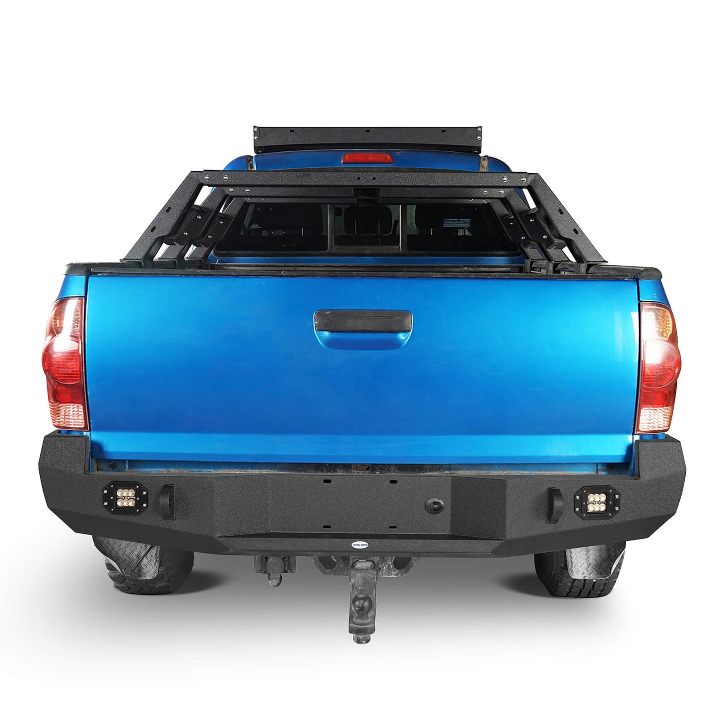 Toyota Tacoma Rear Bumper w/18W LED Floodlights for 2005-2015 Toyota Tacoma - LandShaker 4x4 b4011-2
