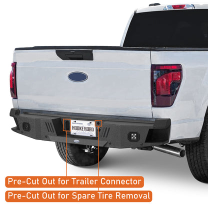 Aftermarket Guardian I Rear Bumper For 2021-2025 Ford F-150(Excluding Raptor & Tremor) - LandShaker
