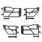 Jeep JT 4-Door Side Steps & Tubular Half Doors for 2020-2023 Jeep Gladiator - LandShaker 4x4 LSG.3009+7001 13