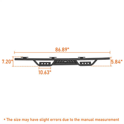 Jeep JT 4-Door Side Steps & Tubular Half Doors for 2020-2023 Jeep Gladiator - LandShaker 4x4 LSG.3009+7001 18