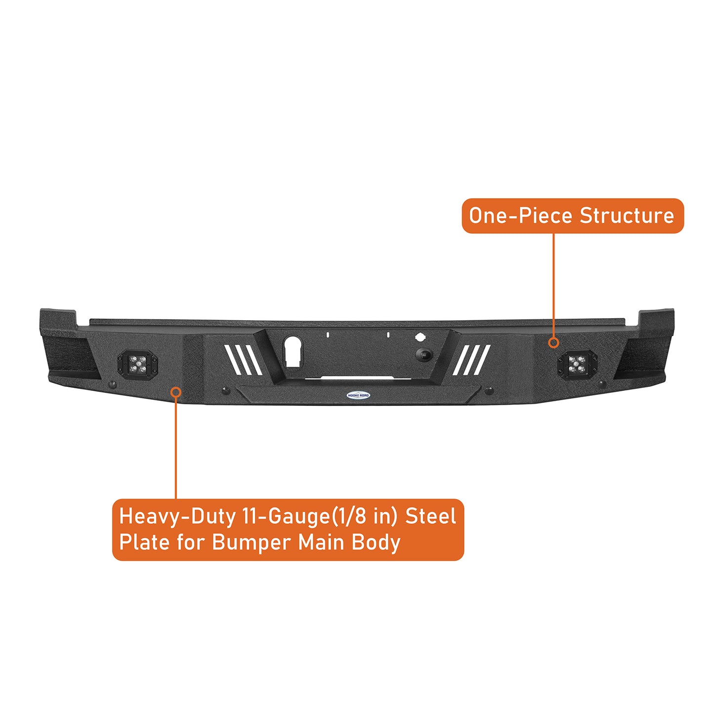 Aftermarket Guardian I Rear Bumper For 2021-2025 Ford F-150(Excluding Raptor & Tremor) - LandShaker