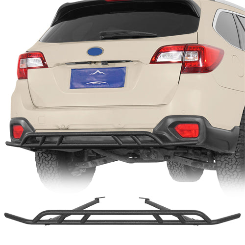 Rear Bumper Rally Tubular Bumper For 2015-2019 Subaru Outback - Landshaker4x4