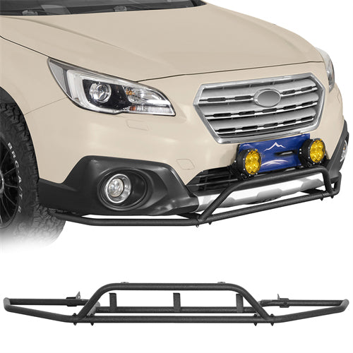 Front Bumper Rally Tubular Bumper For 2015-2019 Subaru Outback - Landshaker4x4