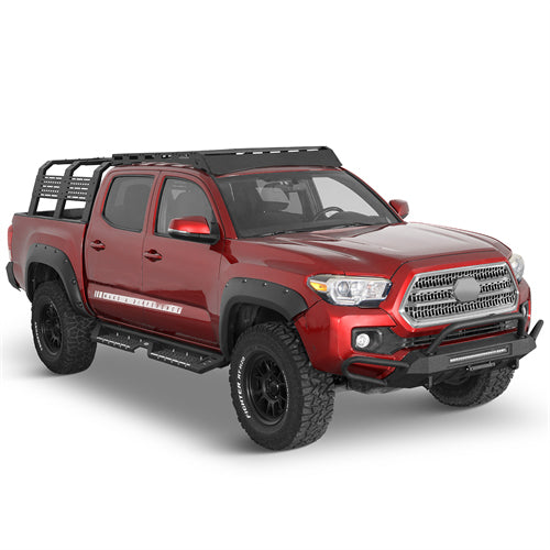 Blink Stubby Front Bumper w/ Side Tube Guard For 2016-2023 Toyota Tacoma - Landshaker4x4