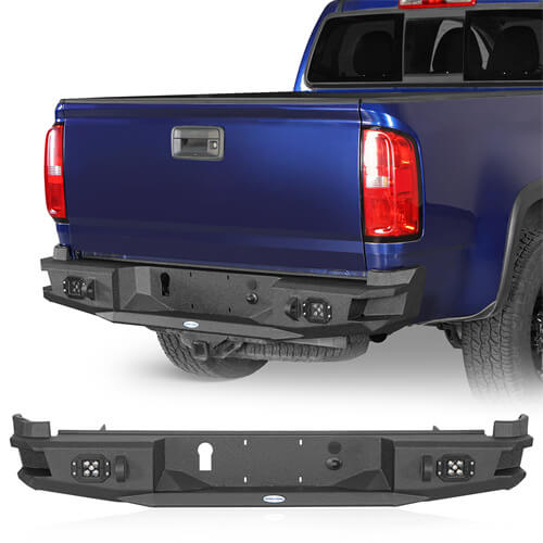 Aftermarket Rear Bumper For 2015-2022 Chevy Colorado GMC Canyon (Excluding ZR2 Models) - LandShaker