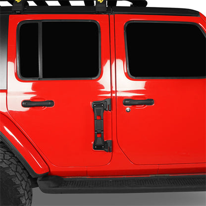 Aluminum Door Hinge Steps Pack of 2 For 2007-2022 Jeep Wrangler JK & JL - LandShaker4x4