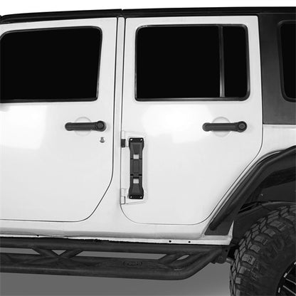 Aluminum Door Hinge Steps Pack of 2 For 2007-2022 Jeep Wrangler JK & JL - LandShaker4x4