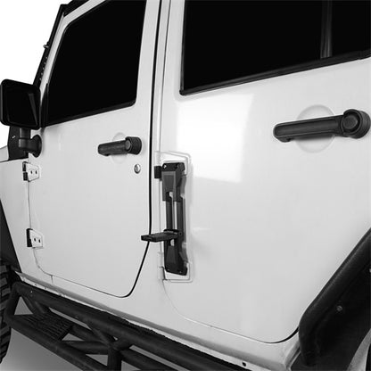 Aluminum Door Hinge Steps Pack of 2 For 2007-2022 Jeep Wrangler JK & JL - LandShaker4x4