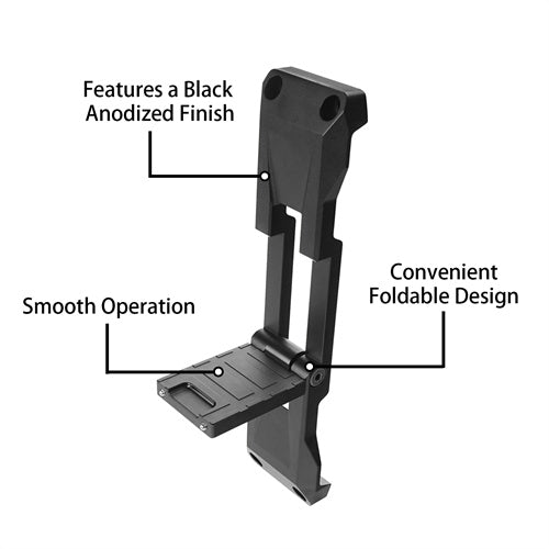 Aluminum Door Hinge Steps Pack of 2 For 2007-2022 Jeep Wrangler JK & JL - LandShaker4x4