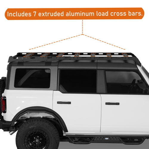 LandShaker Bronco Roof Rack for 2021-2023 Ford Bronco 4-Door Hardtop lsg8906s 10