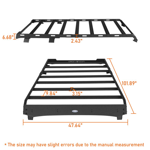 LandShaker Bronco Roof Rack for 2021-2023 Ford Bronco 4-Door Hardtop lsg8906s 6